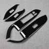 RUIQ Toyota New 90 Series 2022 Dedicated Interior Door Window Button Switch Panel Cover Garnish Voxy/Noah (January onwards) (Piano Black)