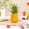 Simuliertes Ananas-Ornament Weiches PVC Ananas Fake-Frucht-Modell Künstliche Früchte Schrankdekoration Foto-Requisite Ästhetische Deko