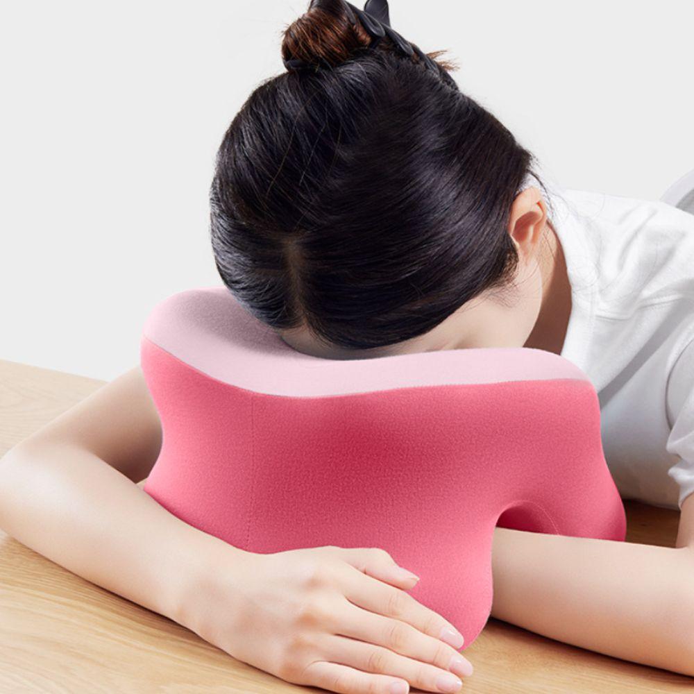 Skin-friendly Students U Shape Nap Pillow Ergonomic Desk Sleep Head Support  Adults