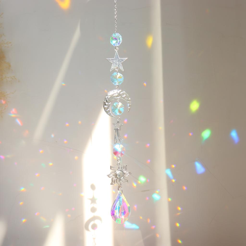 Rainbow Crystal Bellows, Dream Pendant, Home Garden Decoration, Festivals, Festivals, Home Decoration,
