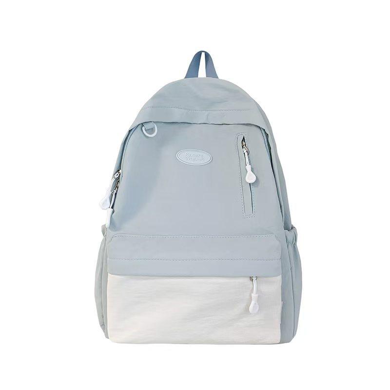 Schoolbag New Niche Simple Schoolbag College Student College Style Backpack for Women's Small Fresh Class Backpack