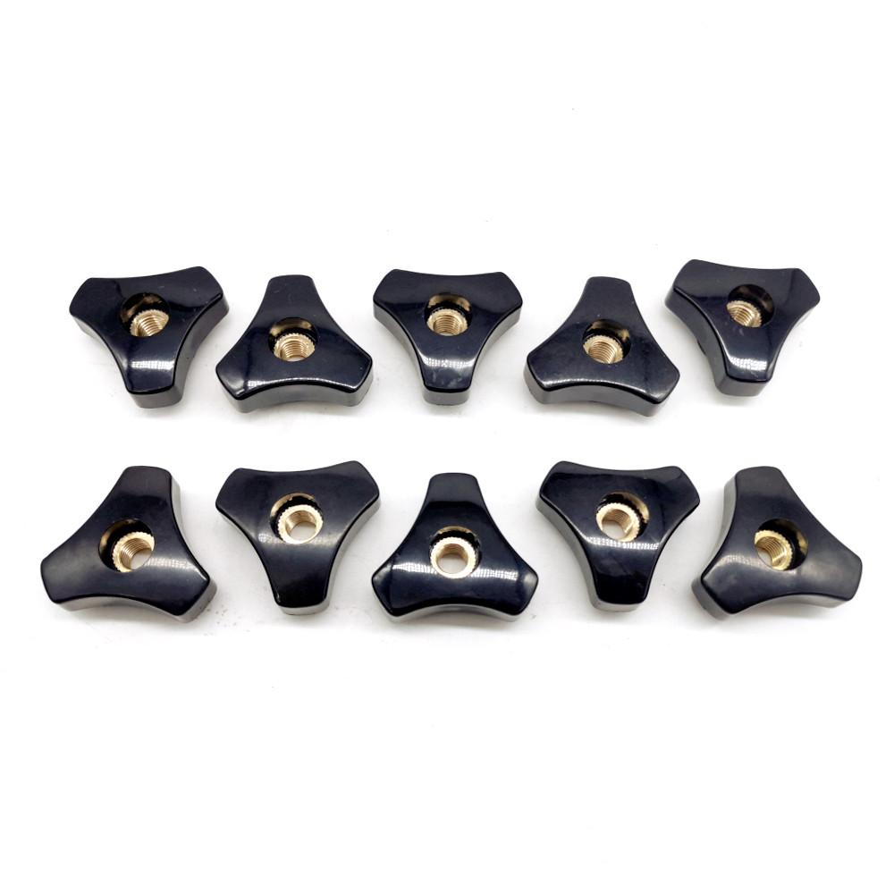 10 Pack T Bolt and Nut Set M8 Woodworking Tool Jigs Screw Slot Fastener and Through Hole Nut Miter Track Bolts Jig W/ Thread