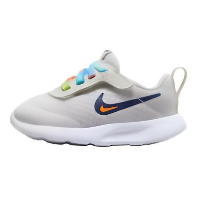 Tanjun Easy On Se Wygodne Wszechstronne Trwałe Niskie Sportowe Casualowe Buty Dziecięce Trampki Szaro-Niebieskie FZ0905-001