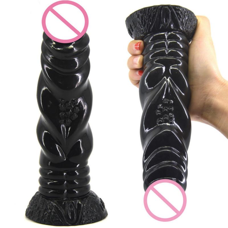 Realistic Silicone Dildo Thick Anal Plug Long Penis for Women with Thick Glans Real Dong and Powerful