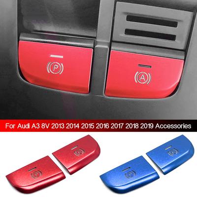 2 Stück Auto Elektronische Handbremse Handbremse Knopf Aufkleber Abdeckung Zierleiste Zubehör