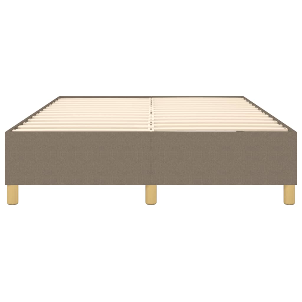 Vidaxl Rama Łóżka Bez Materaca, Taupe, 140X190 Cm, Obita Tkaniną