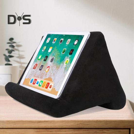 Szivacspárna, tablettartó, többszögű olvasóállvány, párnázott olvasópárna tablethez, mobiltelefonhoz, ágyhoz, kanapéhoz