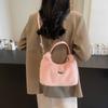 Autumn and Winter Plush Small Bag New Soft Niche Bag Portable Commuter Versatile Wool Bag Messenger Bag Female