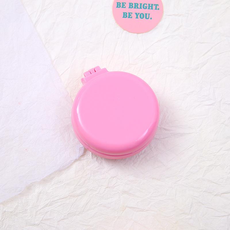 Cute Cartoon Folding Comb with Cosmetic Mirror for Girls Air Cushion Massage Portable Comb  Kids Dress Up Makeups Toy Gifts