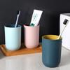 Simple Washing Mouthwash Cup Household Brushing Cup Tooth Bucket Creative Two-Color Cup Tooth Cylinder Cup, Couple Water Cup