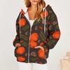 New Fashion Halloween Pumpkin 3D Printed  Zipper Hoodie