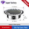 Stainless Steel Round Rainproof Vent Cap Grille Louver for Exhaust and Ventilation