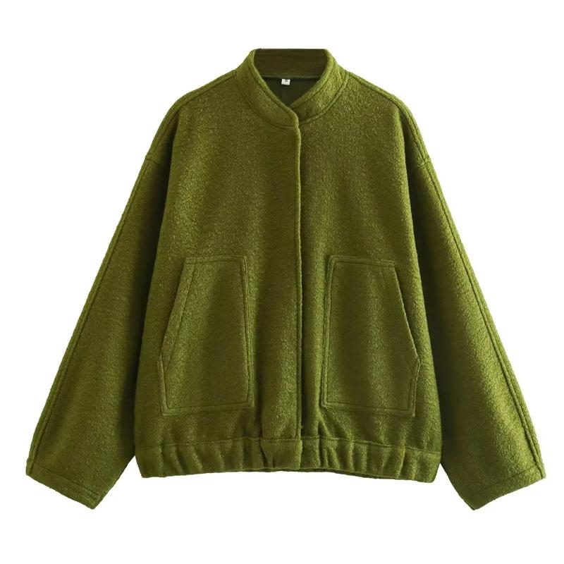 Woman Tweed Jacket Coat Fluffy Plush Jackets for Women Bomber Jacket Coat Autumn Winter Black White Demi-season Jacket
