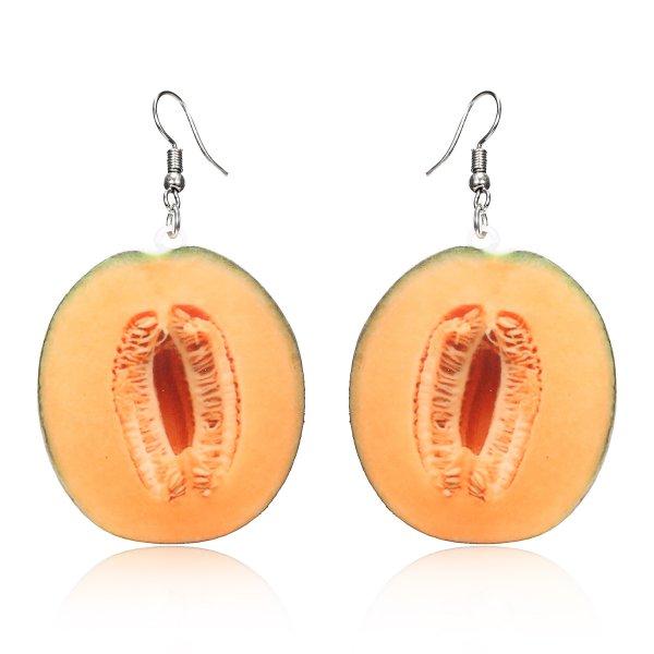 New Fashion Strawberry Cake Earrings For Women Resin Handmade Cute Watermelon Lemon Drop Earring Girl Birthday Ear Jewelry Gifts
