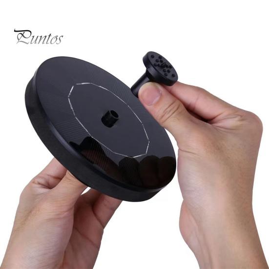 Practic, ușor de instalat, fântână neagră alimentată cu energie solară, iaz cu pești, decorare pentru fântână plutitoare pentru baia păsărilor