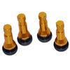 4 Kits TR 41 Chrome Yellow  (Gold) Color Snap-In Tire Valve Stems