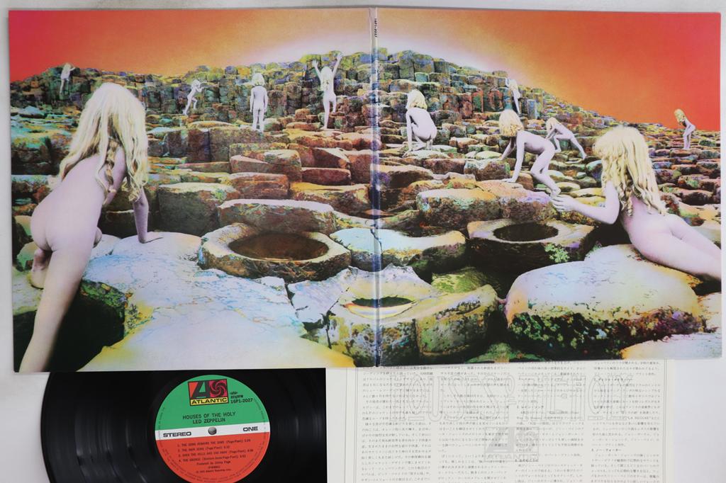 LP Record LED ZEPPELIN - Houses Of The Holy 16P12027 ATLANTIC 1988 Japan Rock Used