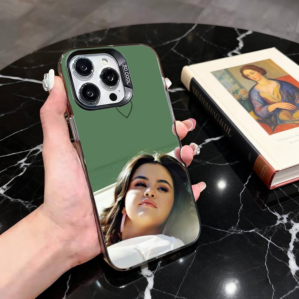 S-Selena Sweet G-Gomez-SG  Phone Case For iPhone 17,16,15,14,13,12,11 Plus,Pro Max,XS,Colorful Silver Black Cover