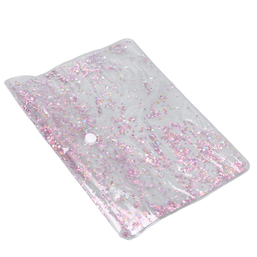 Velká kosmetická taška PVC tekutý písek třpytivá kosmetická taštička kosmetická kapsička na knoflík pro každodenní život cestování