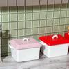 1:12 Mini Pancake Box & Plate With Lid Dollhouse Kitchen Simulation Model Decor Toy