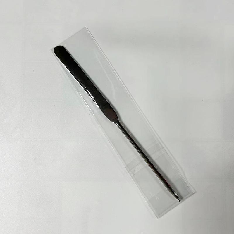 Stainless Steel Makeup Mixing Spatula for Concealer, Foundation, & Blush.