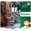 Weihnachtsbeleuchtung USB Leiter Lichterkette 6/8 Sprossen Weihnachtsmann Kletterdeko 8 Modi für Innen Außen Veranda Fenster Baum Party