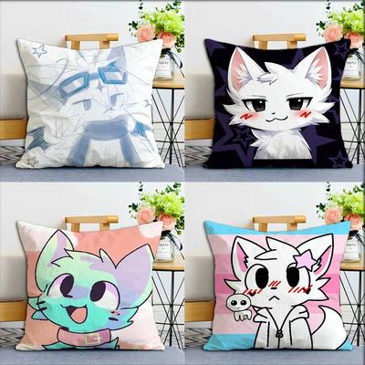 Silly Cat BBoykisser World Various Sizes Square Pillow Case For Car Home Bedchamber Decor