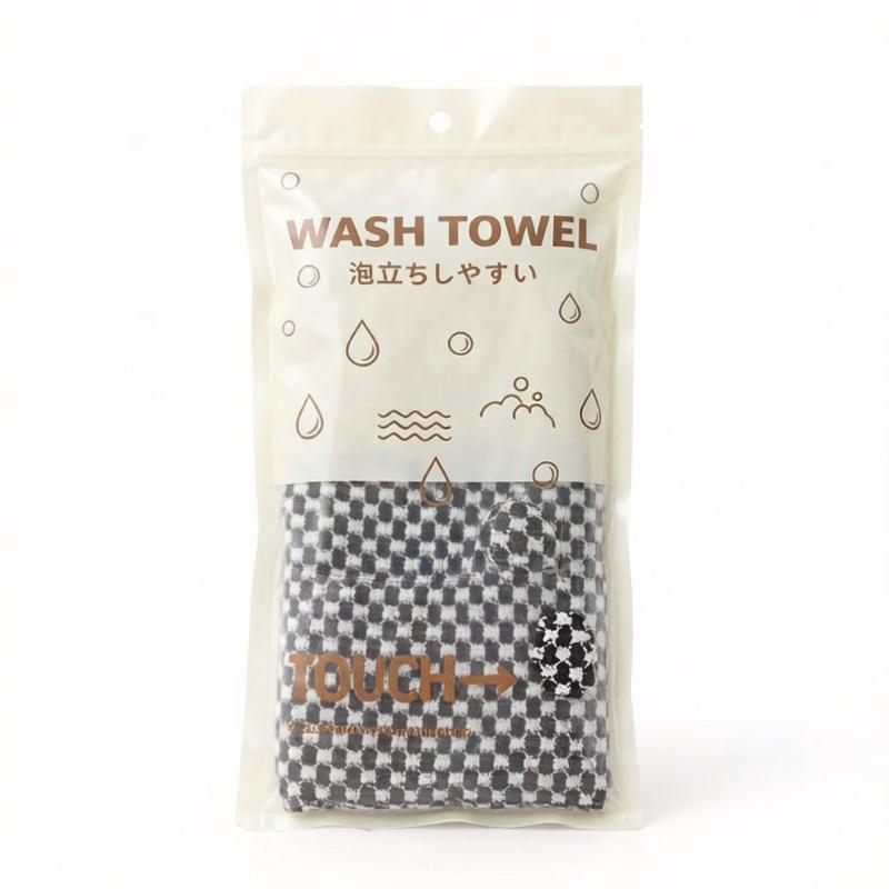 Japonský exfoliační osuška Zanechává pokožku hladkou Efektivně exfoliuje 1 ks pro domácí koupelnu sprchování 1 white