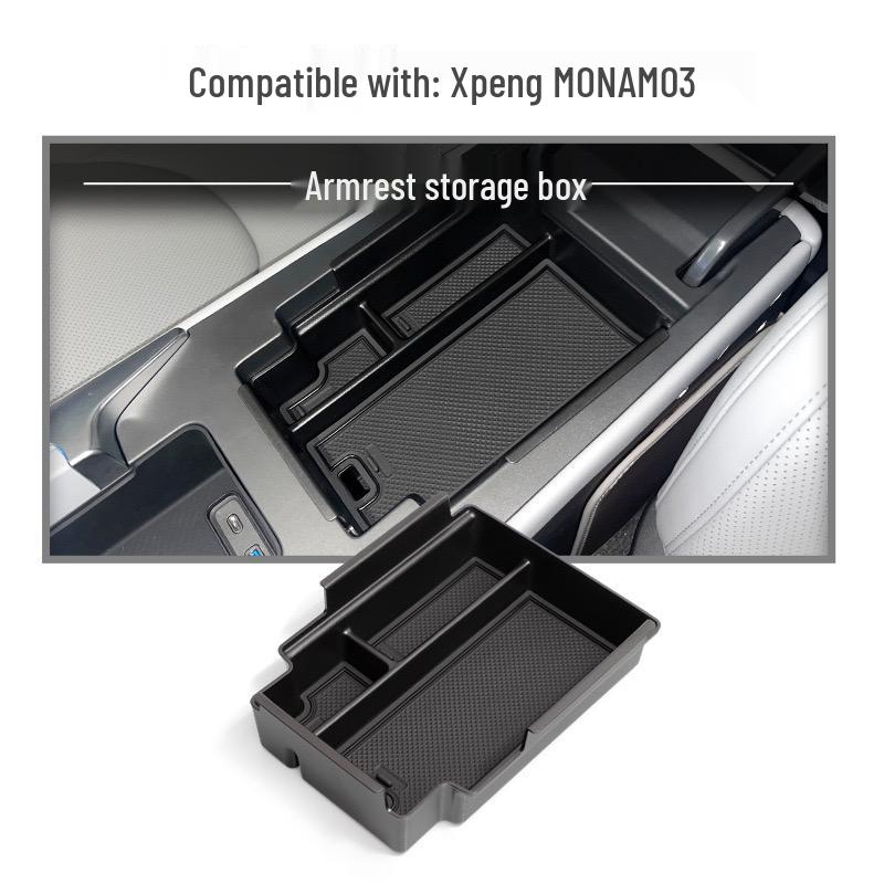 Dustproof Organizer Mat for XPeng MONA M03 Armrest Box