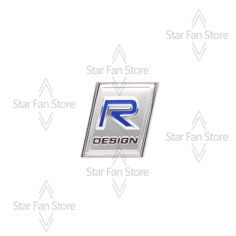 Metall Für TWIN ENGINE OCEAN RACE Entwickelter Elchtest R Design Schweden Flagge Abzeichen 3D Aufkleber Auto Kofferraum Karosserie Emblem Aufkleber