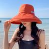 New Style of Sun Protection for Ultraviolet Rays Large Hat with Cotton and Linen Sun Hat for Women Korean Version of Sun Hat Fisherman Hat
