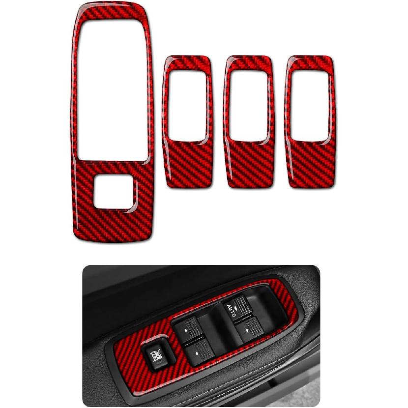 Car Sticker Carbon Fiber Center Console Gear Shift Indicator Panel Cover Trim for Ford Ranger XLT Lariat XL      Decal Accessories Red
