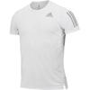 Tennis Training Sports Breathable Quick Dry Casual Short Sleeve White Men's HB7444