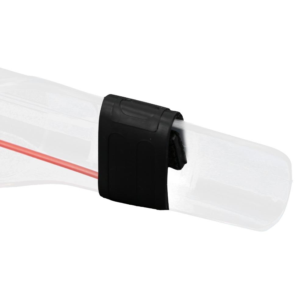 5 Stück Tragbare PVC-Angelruten-Spitzenkappe 3 Größen Weißes Angelruten-Abdeckung Ruten-Spitzenabdeckung für Angelruten