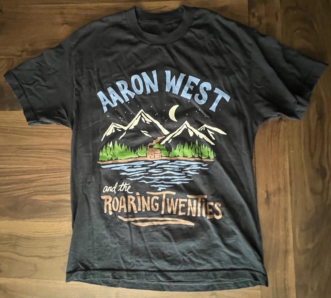 NEW Aaron West and The Roaring Twenties Band Cotton Black T Shirt S-5XL BL1920 S