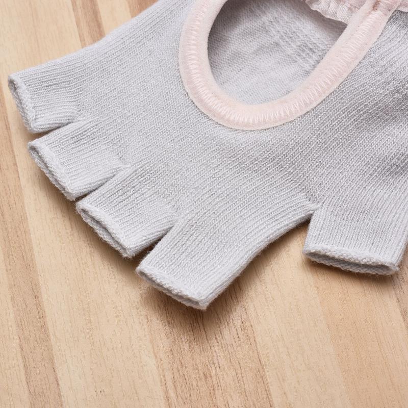 1Pair Half Finger Yoga Antislip Gloves Women'S Anti-Slip Exercise Half Finger Gloves Fitness Aerial Bike Sports Training Gloves