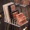 Clear Plastic Desktop Eyeshadow Palette Storage Box with Drawer Dividers Cosmetic Organizer for Powder Blush Makeup Brushes