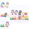 Bubble 12pcs Figure Guppies Toy Cake Topper Gil Molly Nonny Deema Oona Goby Toys