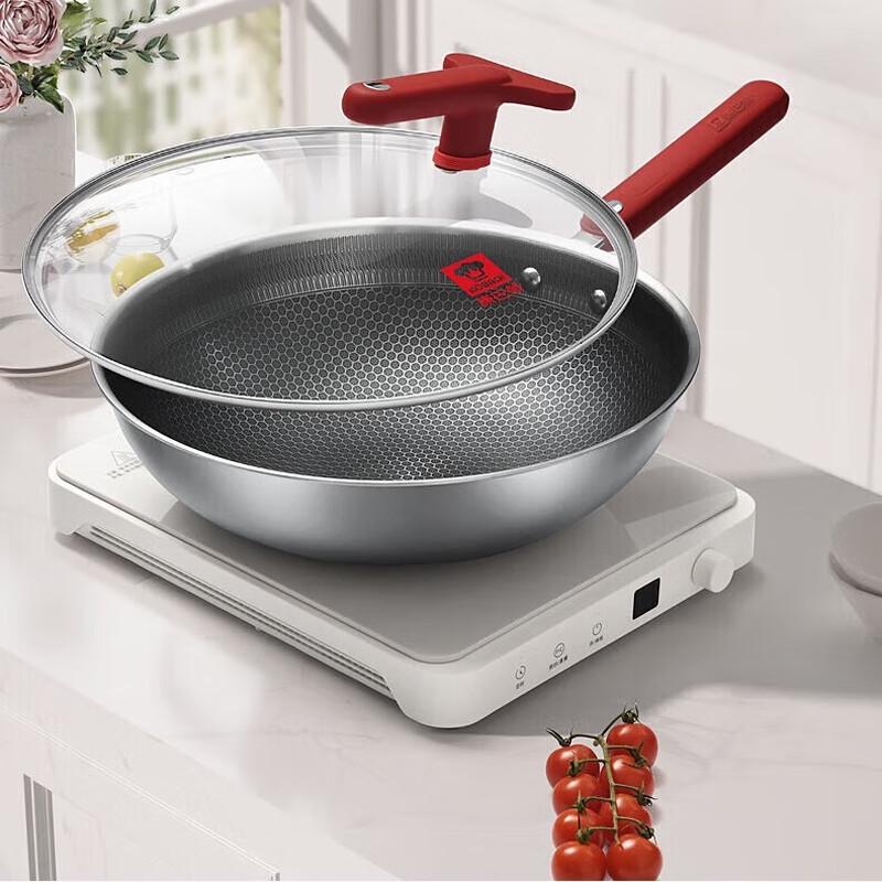 

Kambach 32CM 304 Stainless Steel Non-Stick Wok