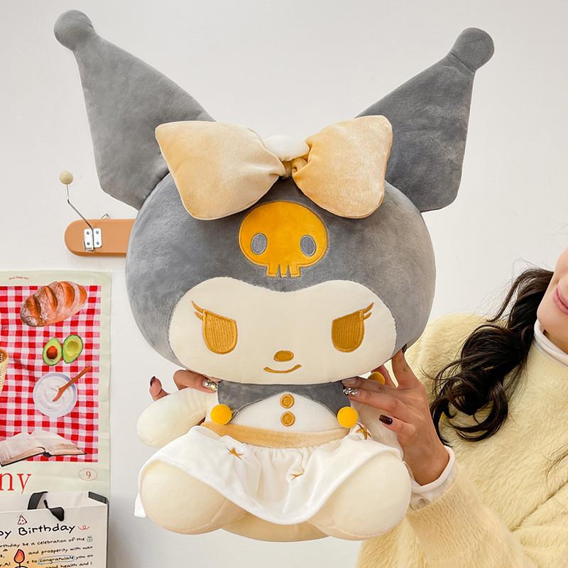 Hello Kitty Kuromi Plush Toy With Gold Finish For Collectors And Giftgiving