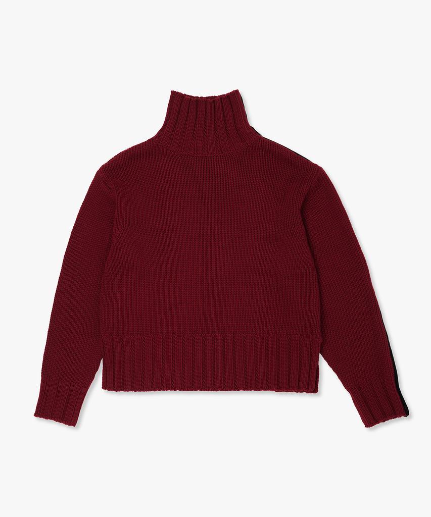 PLAC WOMEN Contrast Line Turtleneck Knit_2 Colors
