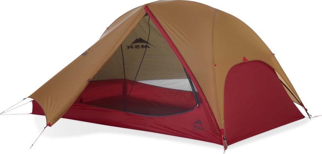 MSR Outdoor Camping Horolezectví Batohový Stan Free Light 2 pro 2 osoby Japonský 37065 Hnědý [Originální produkt]