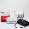 Korean Version of High end Pleated Cloud Bag Light Luxury New Rhinestone Chain Underarm Bag One Shoulder Crossbody Handbag for Women