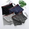 Men's Underwear Cotton Men's Four Corner Pants Breathable Large Size Mid Waist Flat Corner Pants Shorts