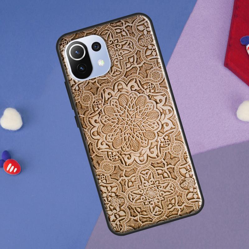 Indian Floral Henna Mandala Cover For Xiaomi 14 Ultra 13 11T 12T 13T 14T Pro POCO X6 X7 Pro X3 X5 F3 F5 F6 M6 Pro Case