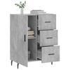 Sideboard Concrete Grey 69.5 x 34 x 90 cm Particleboard