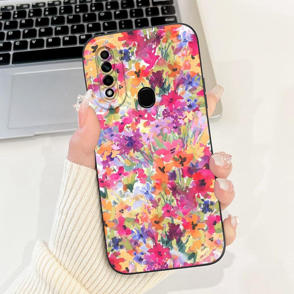 Casing For Oppo A31 2020 CPH2015 Case A8 PDBM00 Cute Cat Fashion Luxury Silicone Shockproof Phone Case For Oppo A8 Back Cover