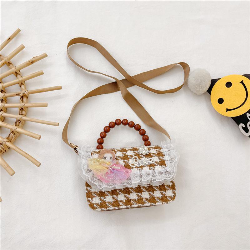 Trendy Mini Handbag For Kids Stylish Cotton And Linen Shoulder Bag For Girls