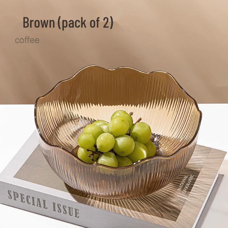 Hanyou Durable Plastic Fruit & Salad Bowl Set