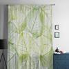 Blumenblätter Grün Tüll Sheer Fenster Vorhänge Für Wohnzimmer Die Schlafzimmer Moderne Chiffon Voile Organza Vorhänge Decor Vorhänge